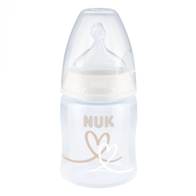 Biberon Nuk First Choice PP 150 ml Control Temperatura Tetina Silicon M 0-6 luni Inimioare ERFMAR-N4987