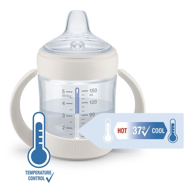 Biberon Nuk Learner First Choice Control Temperatura 150 ml Barcute 6-18 luni ERFMAR-N4086