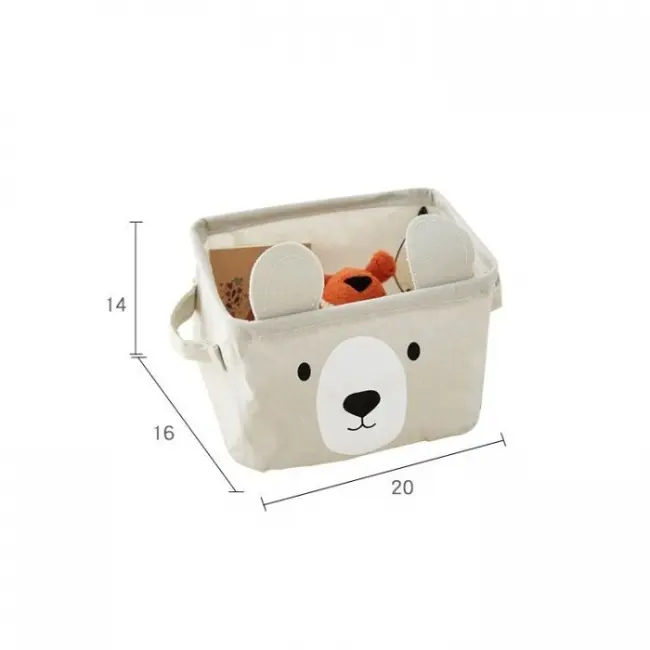 Cos pentru depozitarea jucariilor ecotoys or52bmis - bej edeedior52bmis