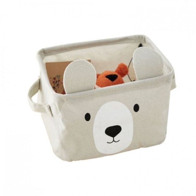 Cos pentru depozitarea jucariilor ecotoys or52szmis- bej edeedior52szmis
