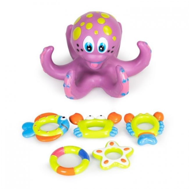 Jucarie interactiva pentru baie caracatita plutitoare huanger hs0578058 edeedihs0578058