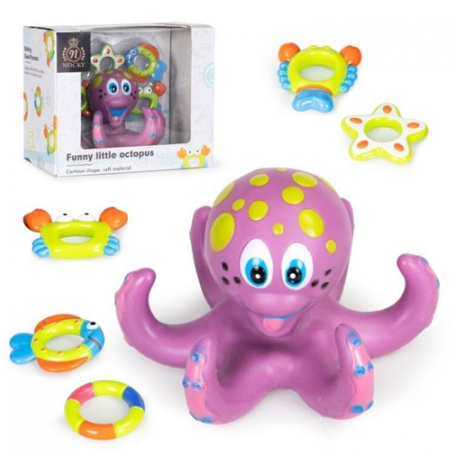 Jucarie interactiva pentru baie caracatita plutitoare huanger hs0578058 edeedihs0578058