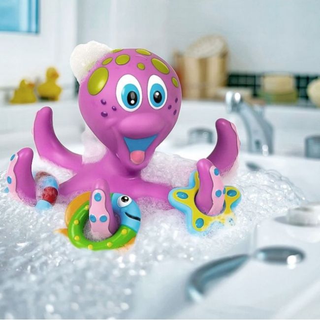 Jucarie interactiva pentru baie caracatita plutitoare huanger hs0578058 edeedihs0578058