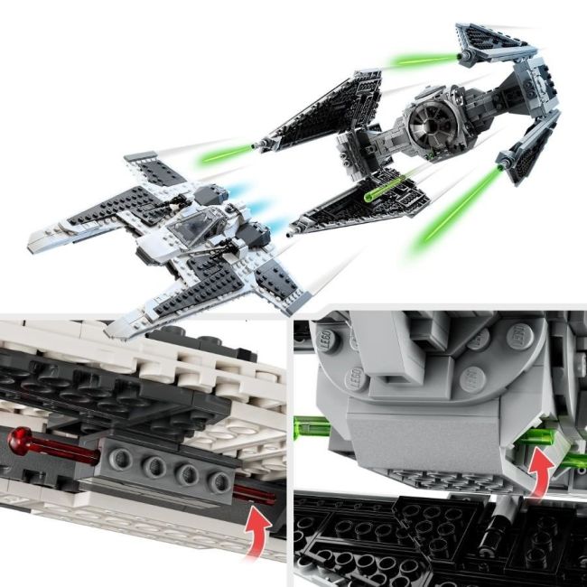 LEGO STAR WARS FING FIGHTER MANDALORIAN VS TIE INTERCEPTOR 75348 VIVLEGO75348