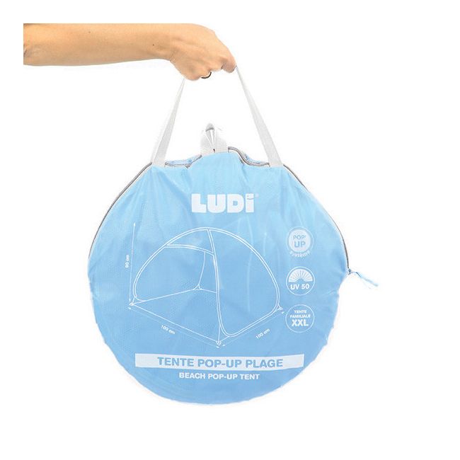 Ludi Cort de plaja Pop-up Anti-UV 50 DNBLUD90035