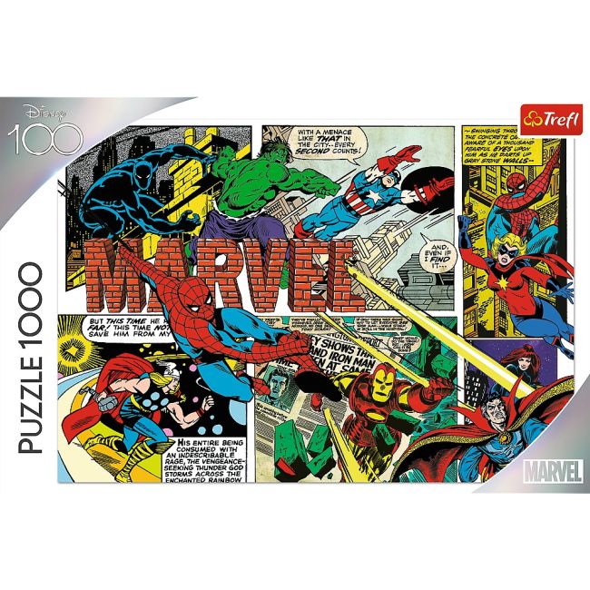 PUZZLE TREFL 1000 DISNEY 100 EROII MARVEL VIV10759