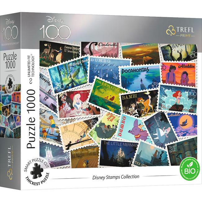 PUZZLE TREFL 1000 DISNEY 100 TIMBRELE DISNEY VIV10760