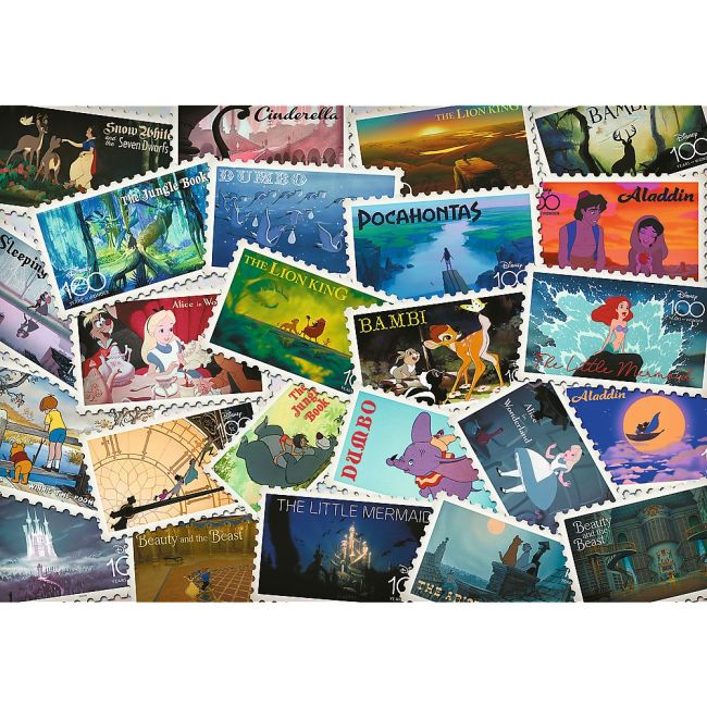 PUZZLE TREFL 1000 DISNEY 100 TIMBRELE DISNEY VIV10760