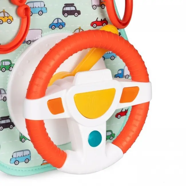 Salteluta interactiva cu volan pentru masina huanger he0623 edeedihe0623