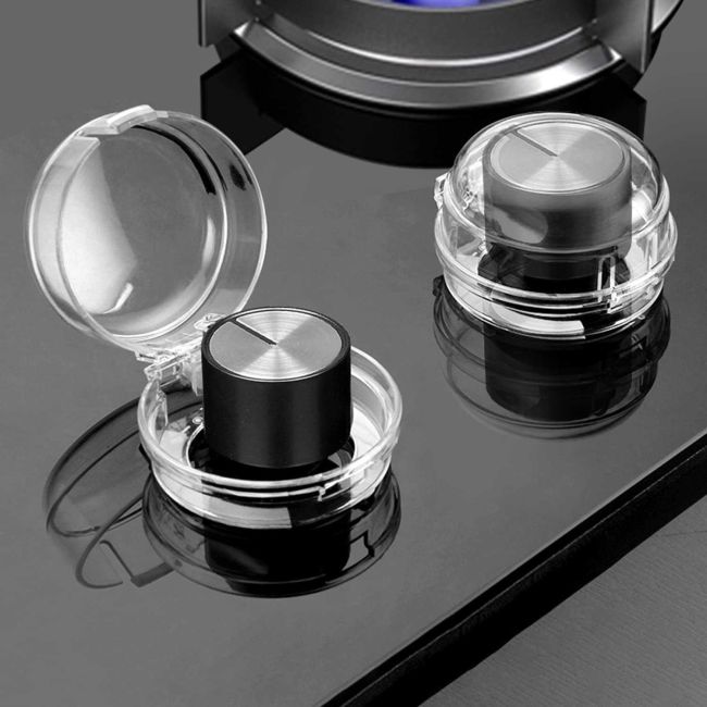 Set 4 protectii butoane aragaz Bambinice BN055 BBJBN055_Transparent