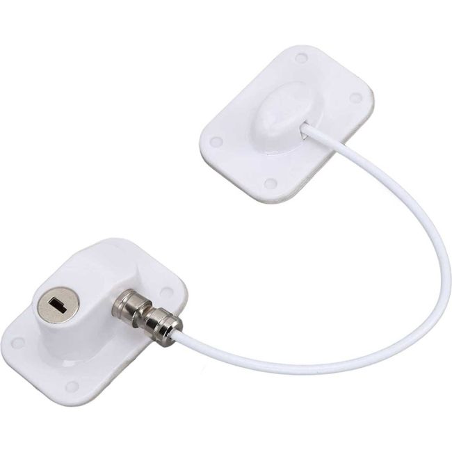 Sistem siguranta pentru geam cu cheie 20 cm Bambinice BN056 BBJBN056_Alb