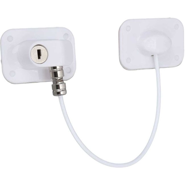 Sistem siguranta pentru geam cu cheie 20 cm Bambinice BN056 BBJBN056_Alb