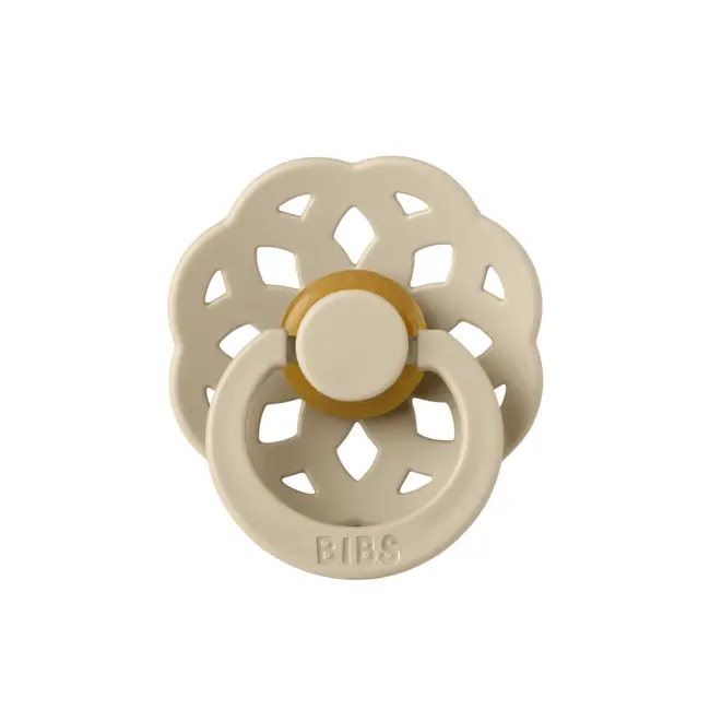 Bibs - suzeta boheme latex, tetina rotunda, 0 luni +-vanilla bbb210245c