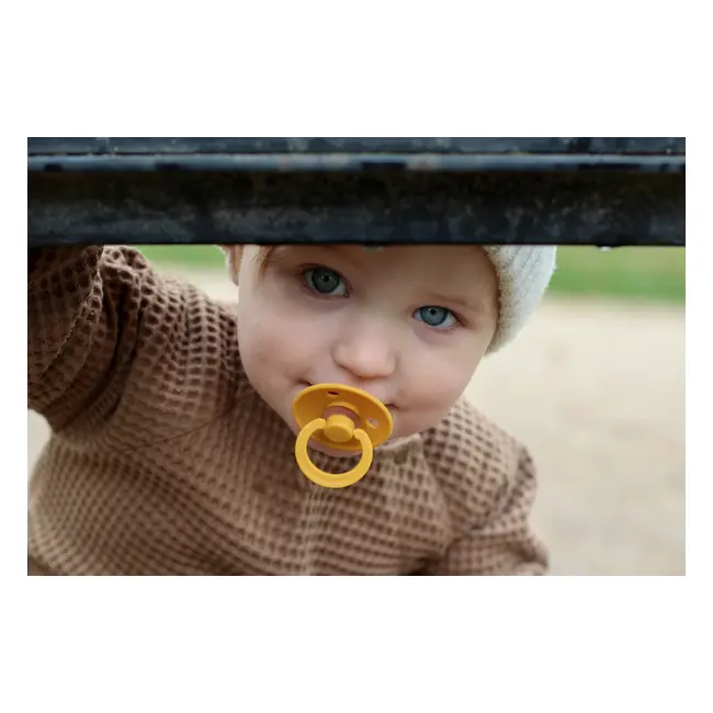 Bibs - suzeta colour latex, tetina anatomica, 0 luni +-vanilla bbb111245c