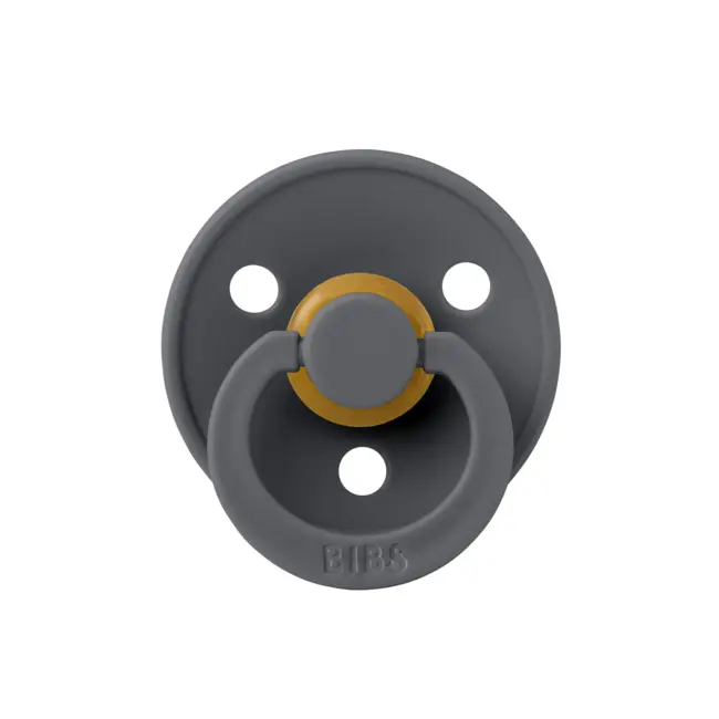 Bibs - suzeta colour latex, tetina rotunda, 0 luni +-iron bbb100221c