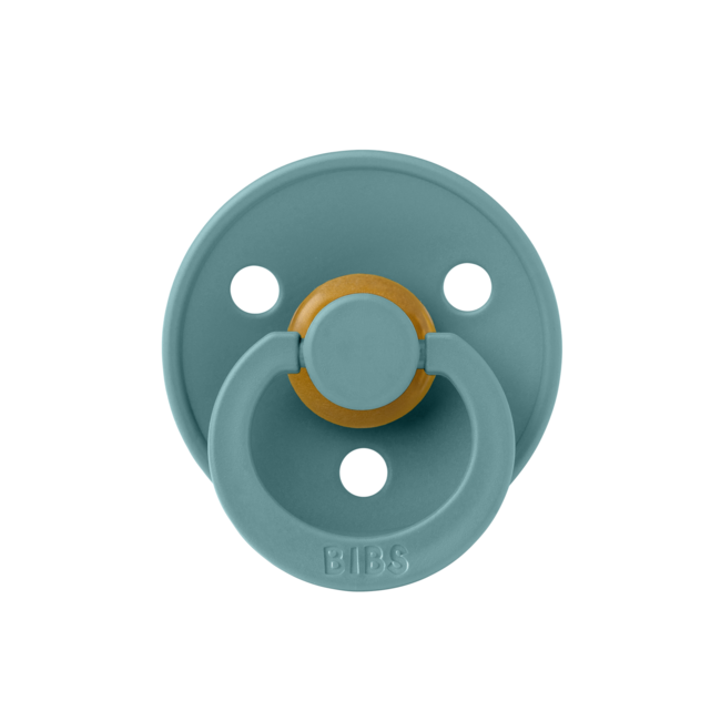 Bibs - suzeta colour latex, tetina rotunda, 0 luni +-island sea bbb100261c