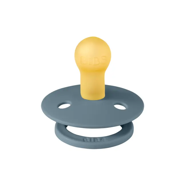 Bibs - suzeta colour latex, tetina rotunda, 0 luni +-petrol bbb100260c