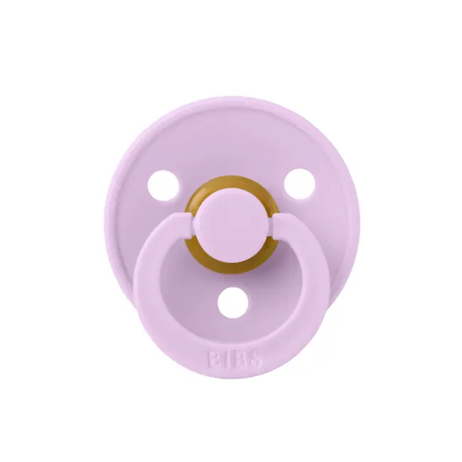 Bibs - suzeta colour latex, tetina rotunda, 0 luni +-violet sky bbb100291c