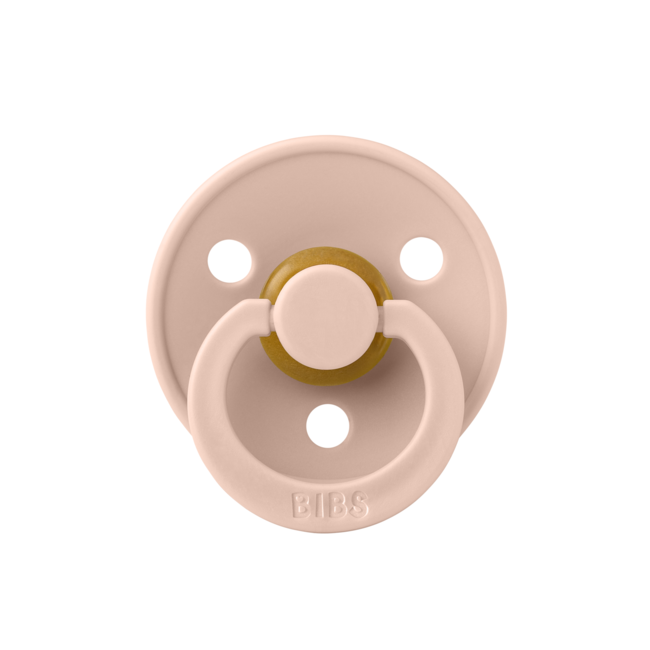 Bibs - suzeta colour latex, tetina rotunda, 18 luni+-blush bbb300244c