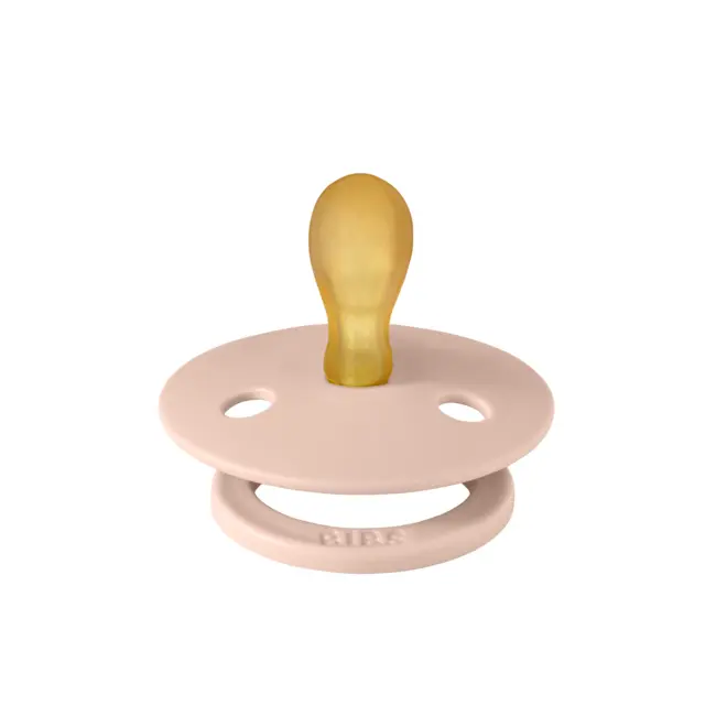 Bibs - suzeta colour latex, tetina simetrica, 0 luni +-blush bbb121244c