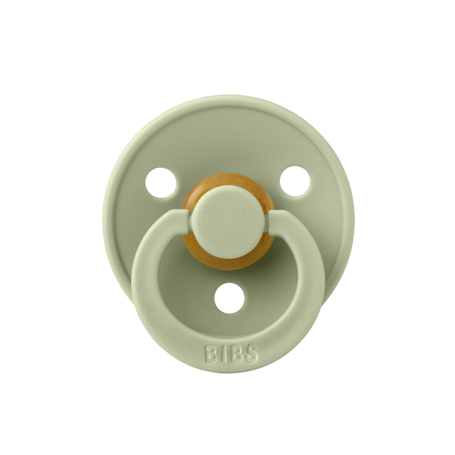 Bibs - suzeta colour latex, tetina simetrica, 6 luni +-sage bbb221250c