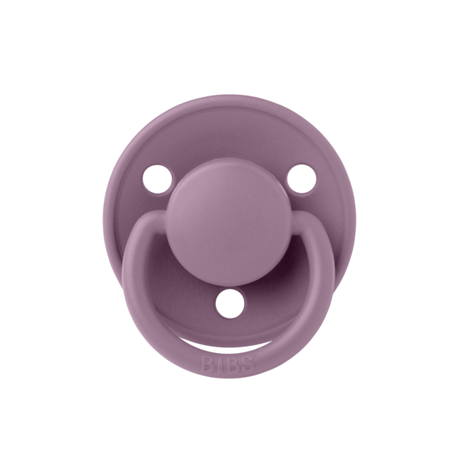 Bibs - suzeta de lux latex, tetina rotunda, 6 luni +-mauve bbb1210300c