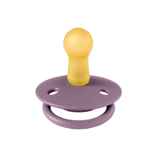 Bibs - suzeta de lux latex, tetina rotunda, 6 luni +-mauve bbb1210300c