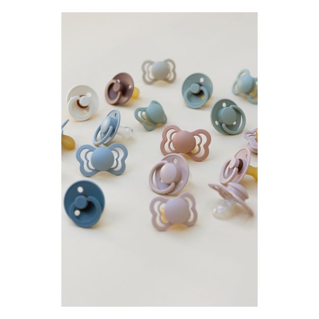 Bibs - suzeta de lux silicon, tetina rotunda, marime universala (0-3 ani)-baby blue bbb1010231c