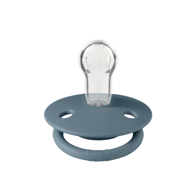 Bibs - suzeta de lux silicon, tetina rotunda, marime universala (0-3 ani)-petrol bbb1010260c