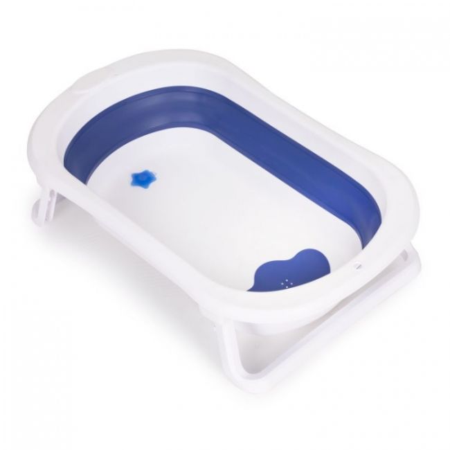 Cadita de baie cu dop de scurgere ecotoys ha-b27 - albastru edeediha-b27blue