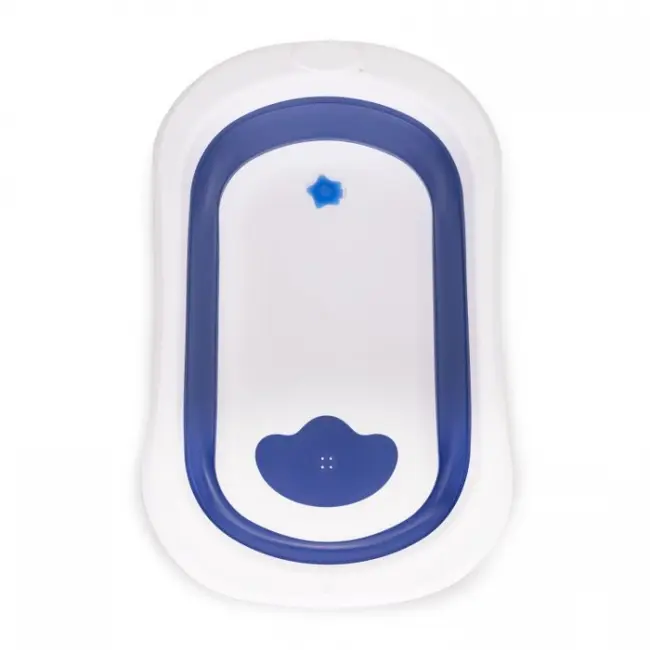 Cadita de baie cu dop de scurgere ecotoys ha-b27 - albastru edeediha-b27blue