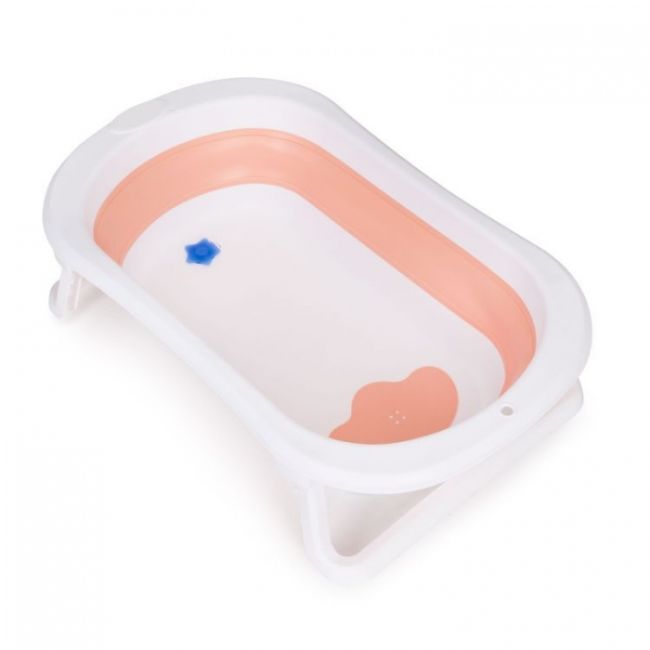 Cadita de baie cu dop de scurgere ecotoys ha-b27 - roz edeediha-b27pink