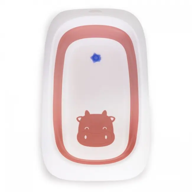 Cadita de baie cu dop de scurgere ecotoys ha-b31 - roz edeediha-b31pink