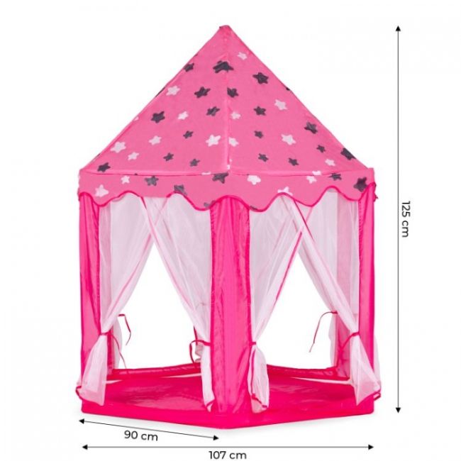 Cort de joaca pentru copii ecotoys 8236 - roz edeedi8236