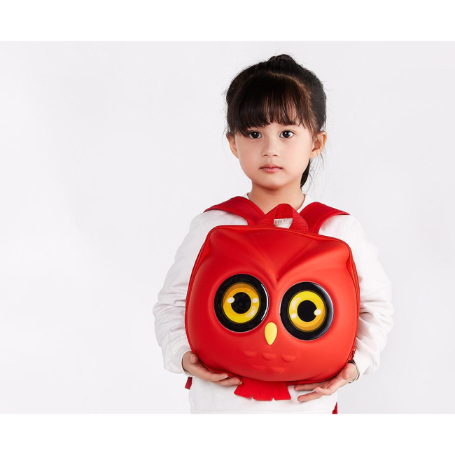 Ghiozdan prescolari Bufnita Supercute EBS825 BBJEBS825_Rosu