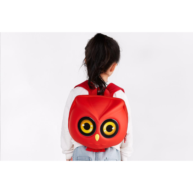 Ghiozdan prescolari Bufnita Supercute EBS825 BBJEBS825_Rosu
