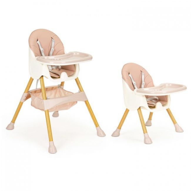 Scaun de masa 2 in 1 ecotoys hc-823s - roz edeedihc-823spink