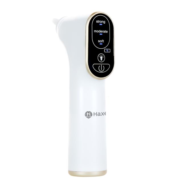 Aspirator nazal electric silentios cu trei niveluri de aspiratie Haxe HX212, 2 varfuri nou-nascut, 2 varfuri 1+ ani, lumina precizie noapte LVTKHX212