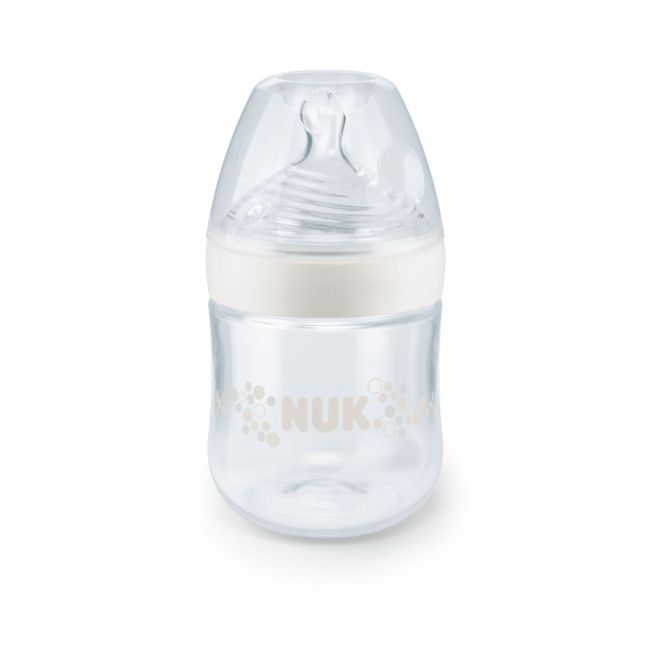 Biberon Nuk Nature Sense 150 Ml Tetina Silicon Orificiu S 0-6 luni ERFMAR-N7499
