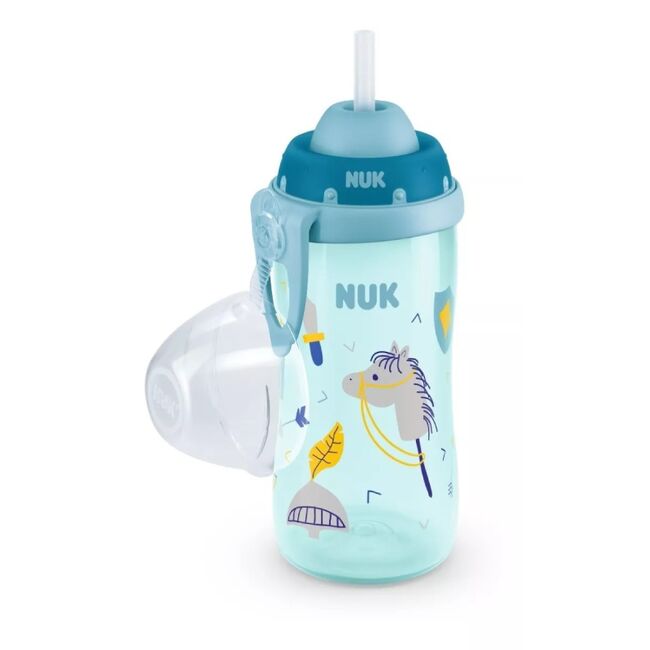 Cana Nuk Flexi 300 ml cu pai moale de la 12 luni Bleu ERFMAR-N5083