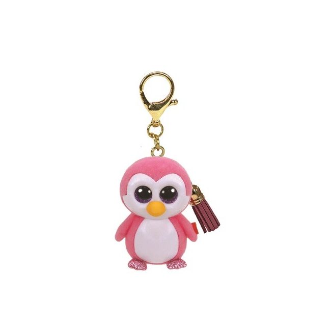 PLUS BRELOC TY 8.5CM MINI BOOS GLIDER PINGUIN ROZ VIVTY25072