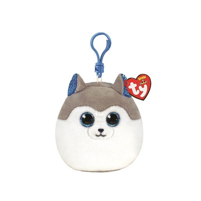 PLUS BRELOC TY 8.5CM SQUISHY BEANIES SLUSH HUSKY VIVTY39562