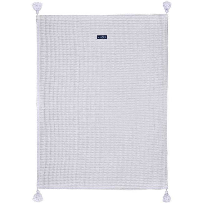 Patura de waffle bumbac 75 x 100 cm Womar Zaffiro AN-3ZKV-012 BBJAN-3ZKV-012_Gri