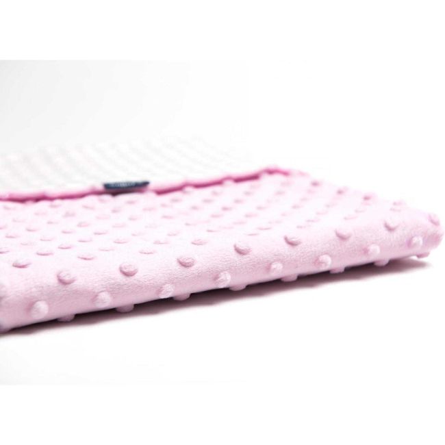 Paturica bebelusi Minky 75x100 Womar Zaffiro AN-MK-01 BBJAN-MK-01_Roz/Gri Deschis