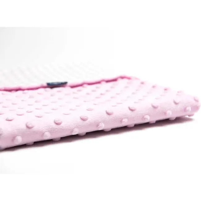 Paturica bebelusi Minky 75x100 Womar Zaffiro AN-MK-01 BBJAN-MK-01_Roz/Gri Deschis