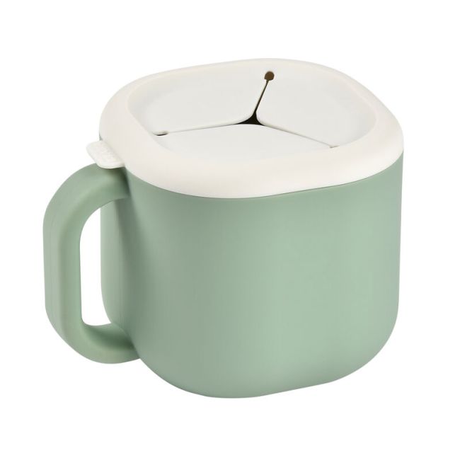 Recipient silicon pentru gustari Beaba Sage Green ERFB913564