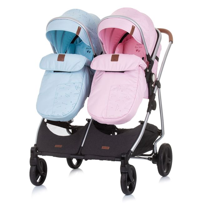Carucior gemeni chipolino duo smart 2 in 1 rose water sky hubkbds02305rs