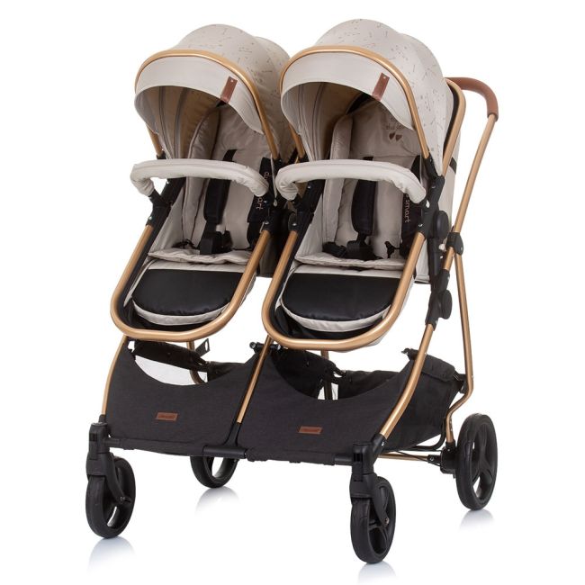 Carucior gemeni chipolino duo smart 3 in 1 sand hubst-kbds02303sa