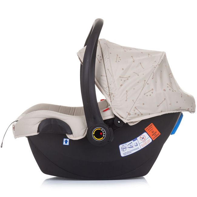 Carucior gemeni chipolino duo smart 3 in 1 sand hubst-kbds02303sa