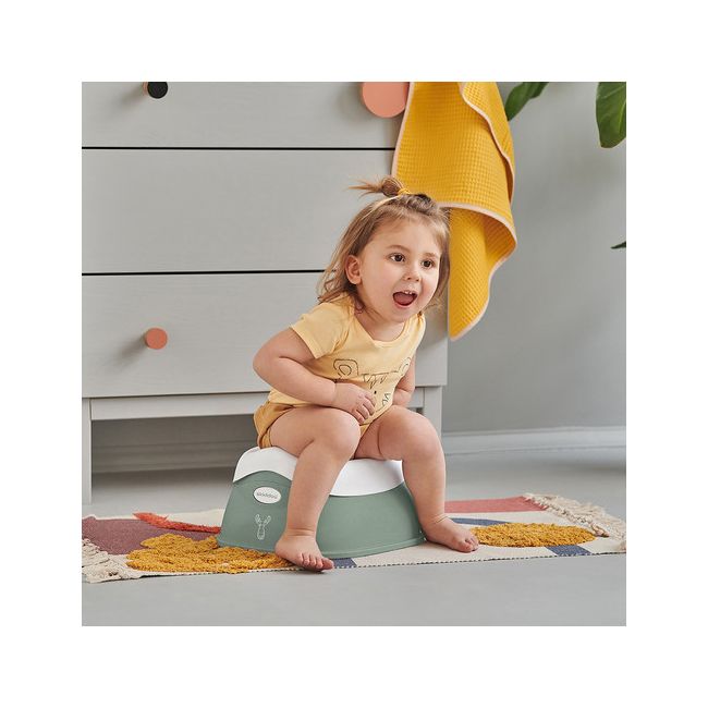 Olita pentru copii, Potti, Skiddou, cu spatar, Wild climber, Olive - JEMsk_2090015BIS